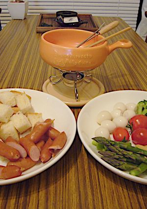 チーズフォンデュ-レシピのメイン写真