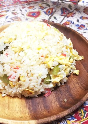塩っけがたまらない！野沢菜チャーハン♡-レシピのメイン写真