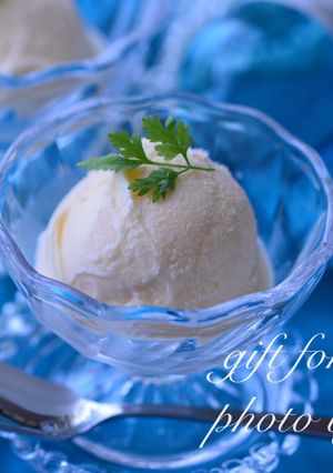 バニラアイスクリーム-レシピのメイン写真