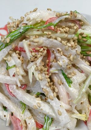簡単‼大根・水菜・カニカマのサラダ-レシピのメイン写真