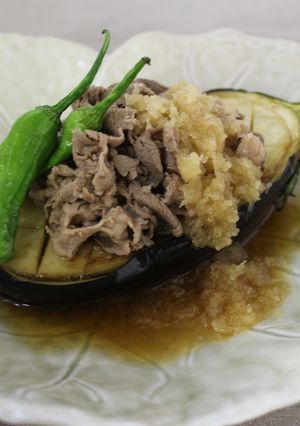 なすと牛肉の煮びたし-レシピのメイン写真
