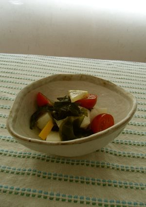 長芋とわかめのレモン醤油あえ-レシピのメイン写真