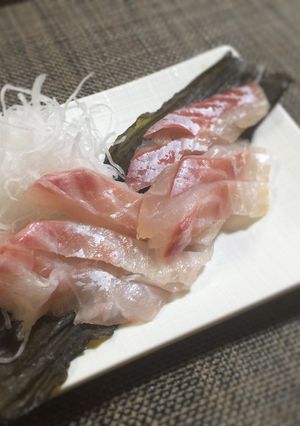 ジップロックで鯛の昆布〆-レシピのメイン写真