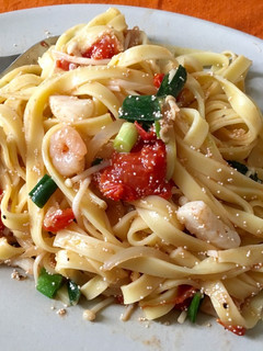昆布茶が決め手!残り物で絶品♪和風パスタ-レシピのメイン写真