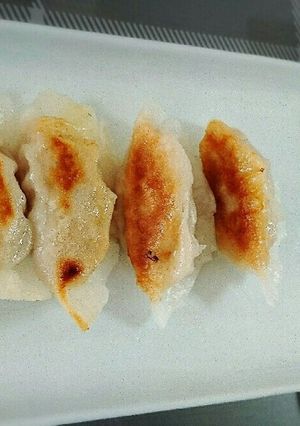 手ごね不要!筍ごろごろジューシー餃子タネ-レシピのメイン写真