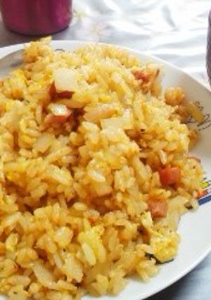 スパムは冷凍→ヘルシーチャーハンに変身♪-レシピのメイン写真