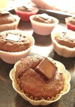 ノンオイル！酒粕入りチョコココアケーキ-レシピのメイン写真