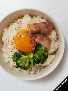 カルボナーラ風たまごかけごはん-レシピのメイン写真