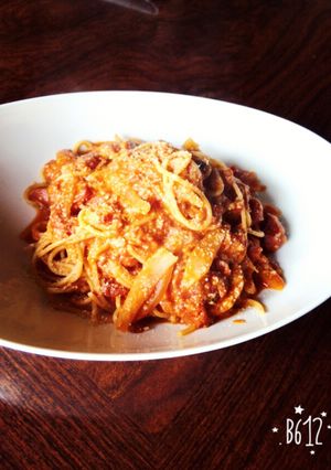絶品トマトクリームパスタ-レシピのメイン写真