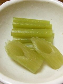 蕗の浅漬け-レシピのメイン写真