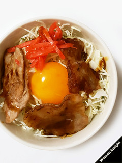 お好み焼き風たまごかけごはん-レシピのメイン写真
