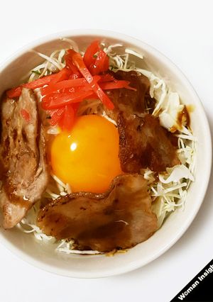 お好み焼き風たまごかけごはん-レシピのメイン写真