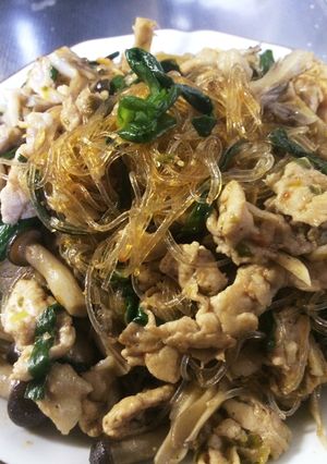 豚肉としめじのピリ辛煮-レシピのメイン写真