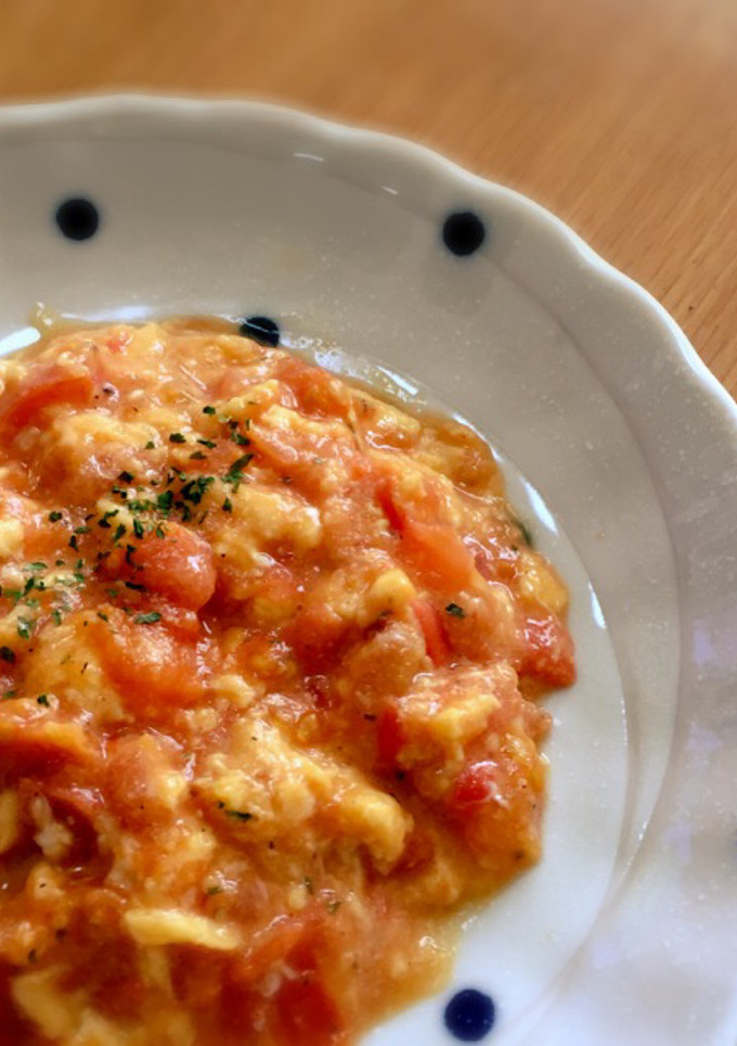 簡単！トマトと卵の炒め物-レシピのメイン写真