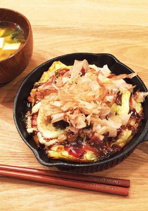 ニトスキで絶品お好み焼き♪-レシピのメイン写真