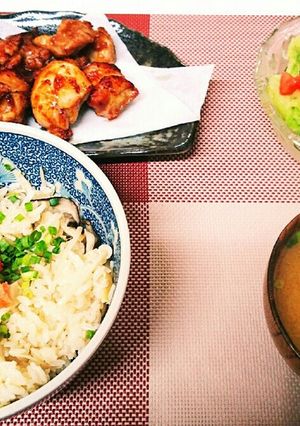 キノコと明太子の炊き込みご飯-レシピのメイン写真