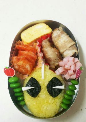 キャラ弁♡仮面ライダーゴースト-レシピのメイン写真