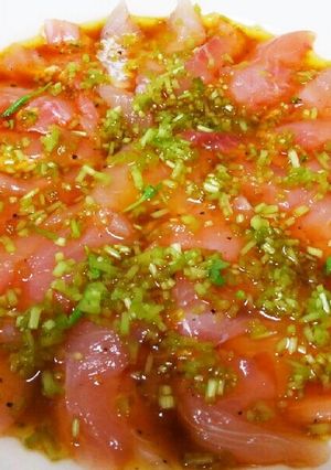 金目鯛のカルパッチョ-レシピのメイン写真