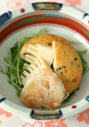 手作りえび団子の炊き合わせ含め煮-レシピのメイン写真