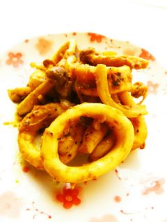 ☺簡単♪いかのスパイシーカレー炒め☺-レシピのメイン写真