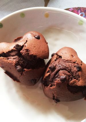 混ぜるだけ簡単チョコレートマフィン-レシピのメイン写真