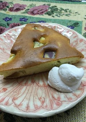 りんご好きおさつ好きスキなものケーキ-レシピのメイン写真