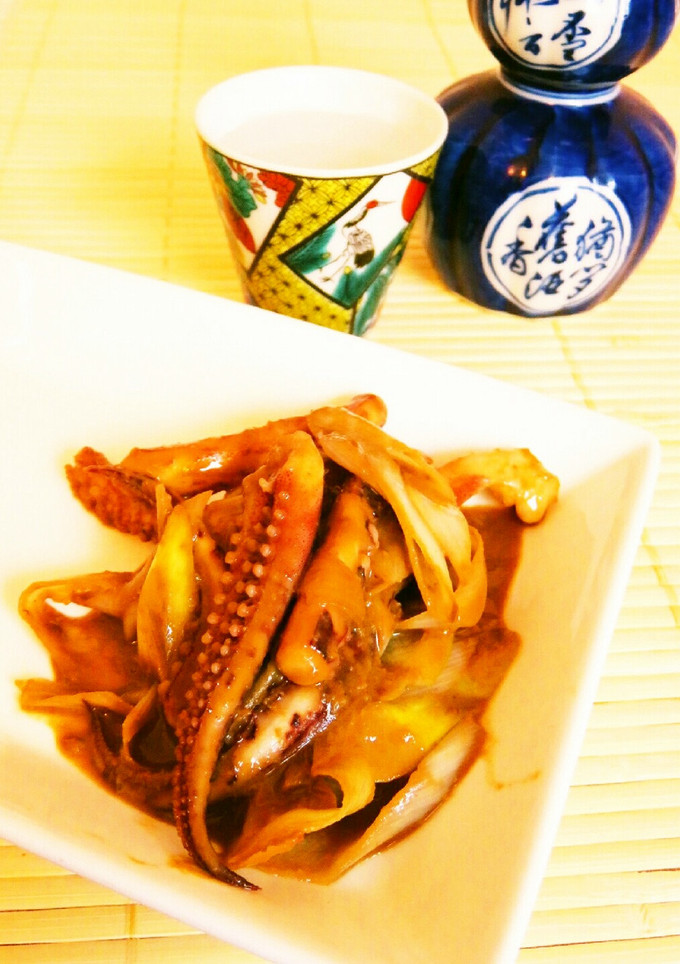 ☺いかゲソとねぎのバター醤油ワタ炒め☺-レシピのメイン写真