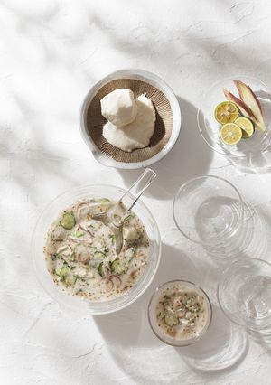 冷汁風とろろ汁-レシピのメイン写真