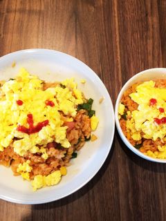 スクランブルエッグでオムライス-レシピのメイン写真