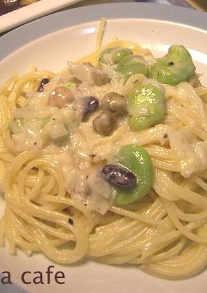 ♪豆乳で作るホワイトソース・豆豆パスタ♪-レシピのメイン写真