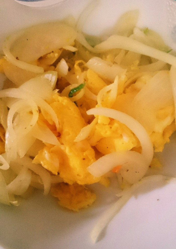 玉ねぎと卵の中華炒め(弁当こばち)-レシピのメイン写真