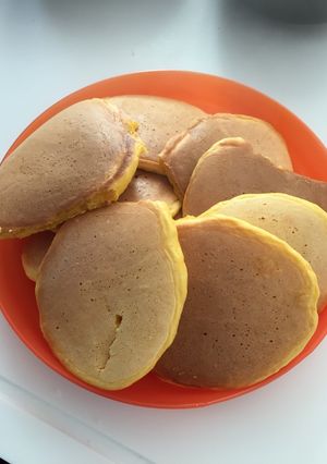 ふわふわにんじんパンケーキ-レシピのメイン写真