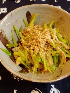 ブロッコリーの茎のきんぴら-レシピのメイン写真