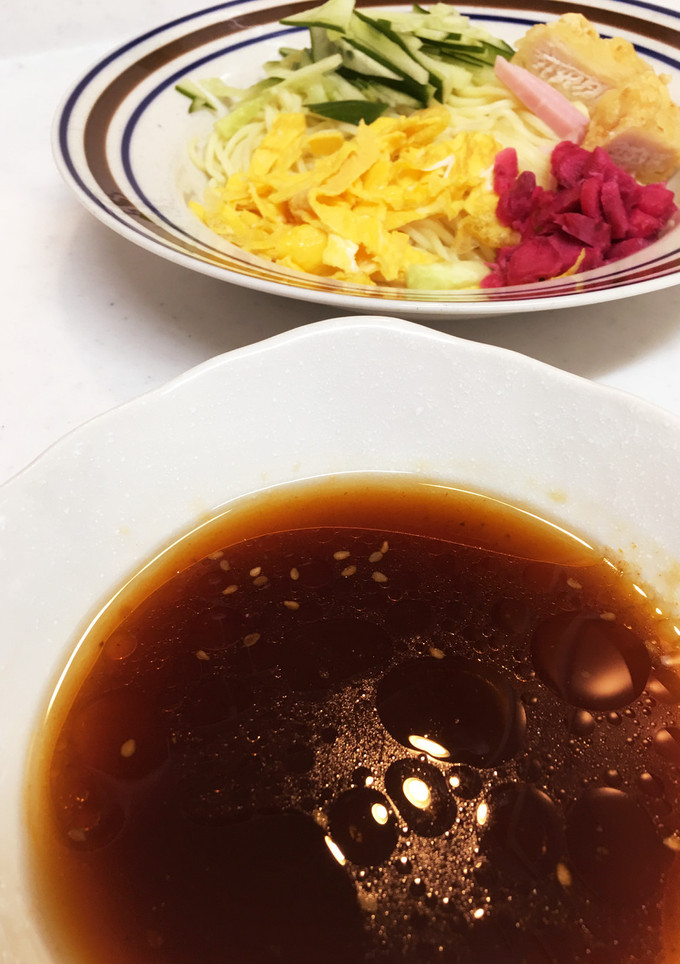 冷やし中華タレ簡単焼肉のタレと混ぜるだけ-レシピのメイン写真
