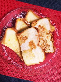 簡単すぐ食べれる!母のフレンチトースト*-レシピのメイン写真