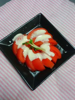 まろやかソースdeトマトサラダ♪-レシピのメイン写真