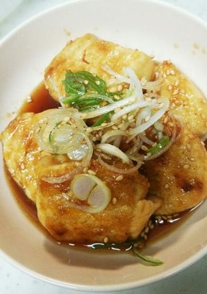 揚げずに焼き揚げ出し豆腐-レシピのメイン写真