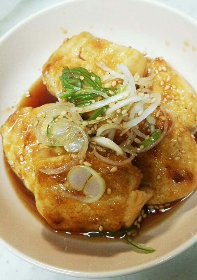 揚げずに焼き揚げ出し豆腐-レシピのメイン写真