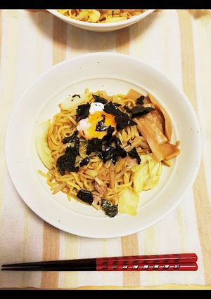 手作りチャーシュー入り！簡単焼きラーメン-レシピのメイン写真