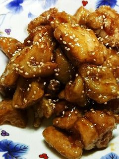 鶏肉とれんこんの甘辛揚げ-レシピのメイン写真