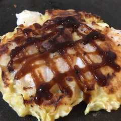 รูปของ サツマイモのお好み焼き、甘〜い