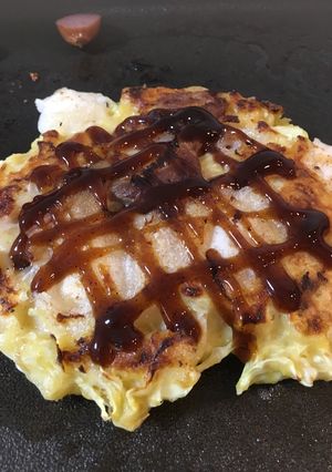 サツマイモのお好み焼き、甘〜い-レシピのメイン写真