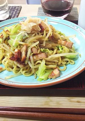 カレー風味のチーズパン粉焼きそば-レシピのメイン写真