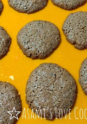 簡単☆ココナッツオイルでコーヒークッキー-レシピのメイン写真