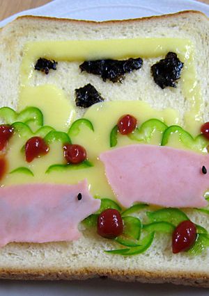 のほほ～んなトースト-レシピのメイン写真