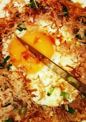 ★長芋のすりおろしステーキ目玉焼き乗せ★-レシピのメイン写真