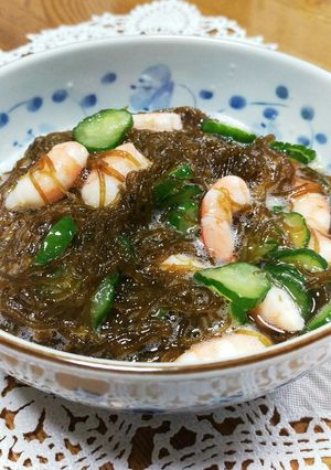 えび入りもずく酢♡合わせ酢で簡単に♫-レシピのメイン写真
