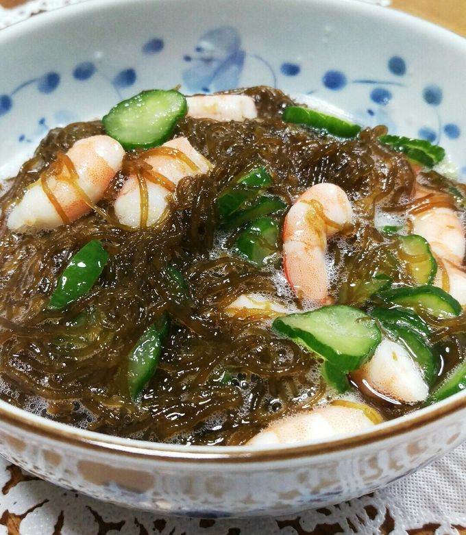 えび入りもずく酢♡合わせ酢で簡単に♫ by もえちゃんはは