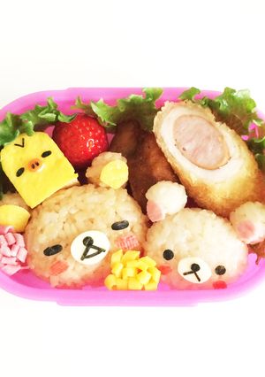 リラックマ&コリラックマ＊キャラ弁-レシピのメイン写真