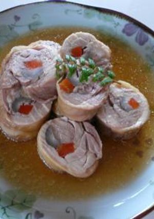鶏肉巻き巻き正月のおせちに1品-レシピのメイン写真